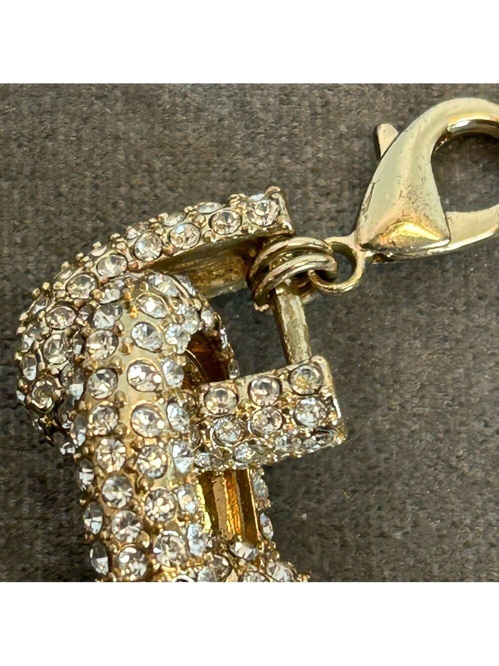 BaubleBar Pave Rhinestone Oval Chain Links Chunky Bracelet - Picture 4 of 9